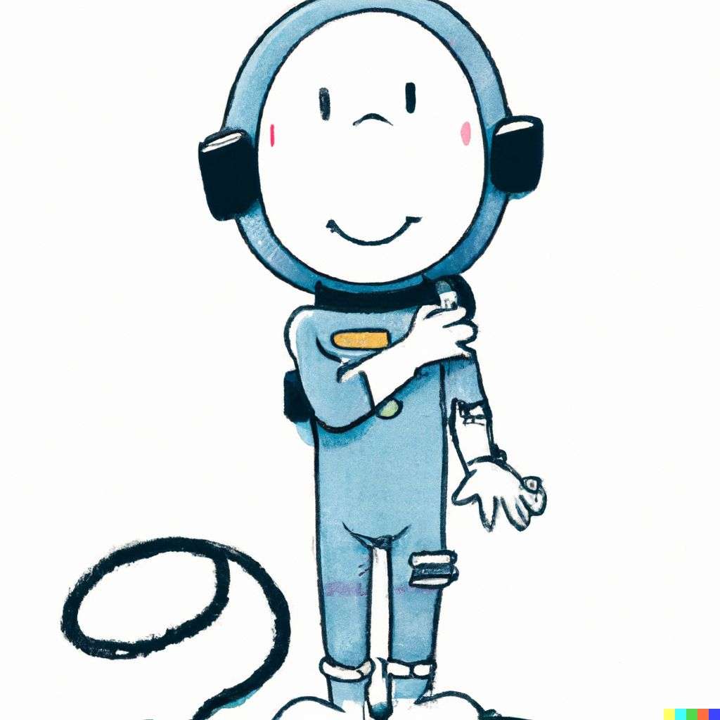 an astronaut, Disney character